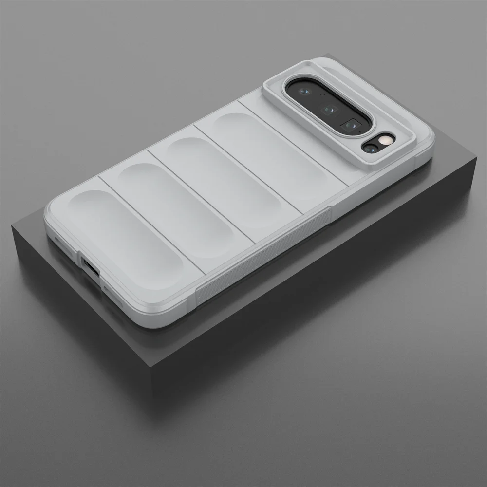 Shockproof Liquid Silicone Soft Back Cover - Armor Edition