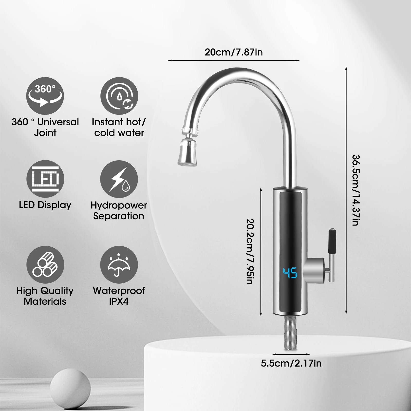 Grifo Calentador De Agua Eléctrico | Cuotas Sin Interés