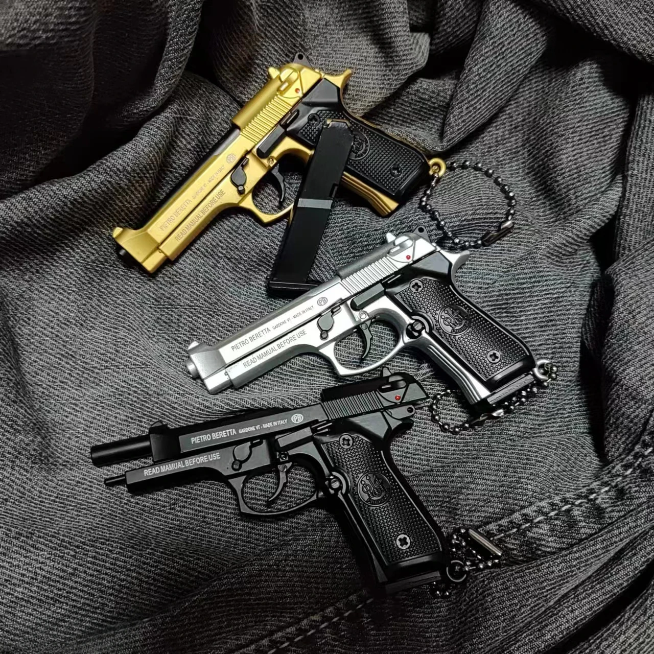 Мини-Beretta 92F в масштабе 1:3, модель из сплава, разборка, сборка игрушечного пистолета, металлическая подвеска, Pistola, коллекционная игрушка, подарок мужчине