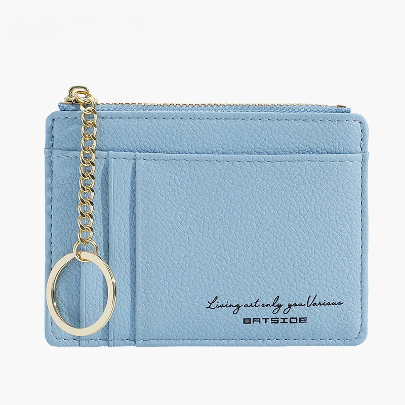 New Mini Zipper Women's Zero Wallet Small Wallet Multi Card Function Key Buckle Card Bag