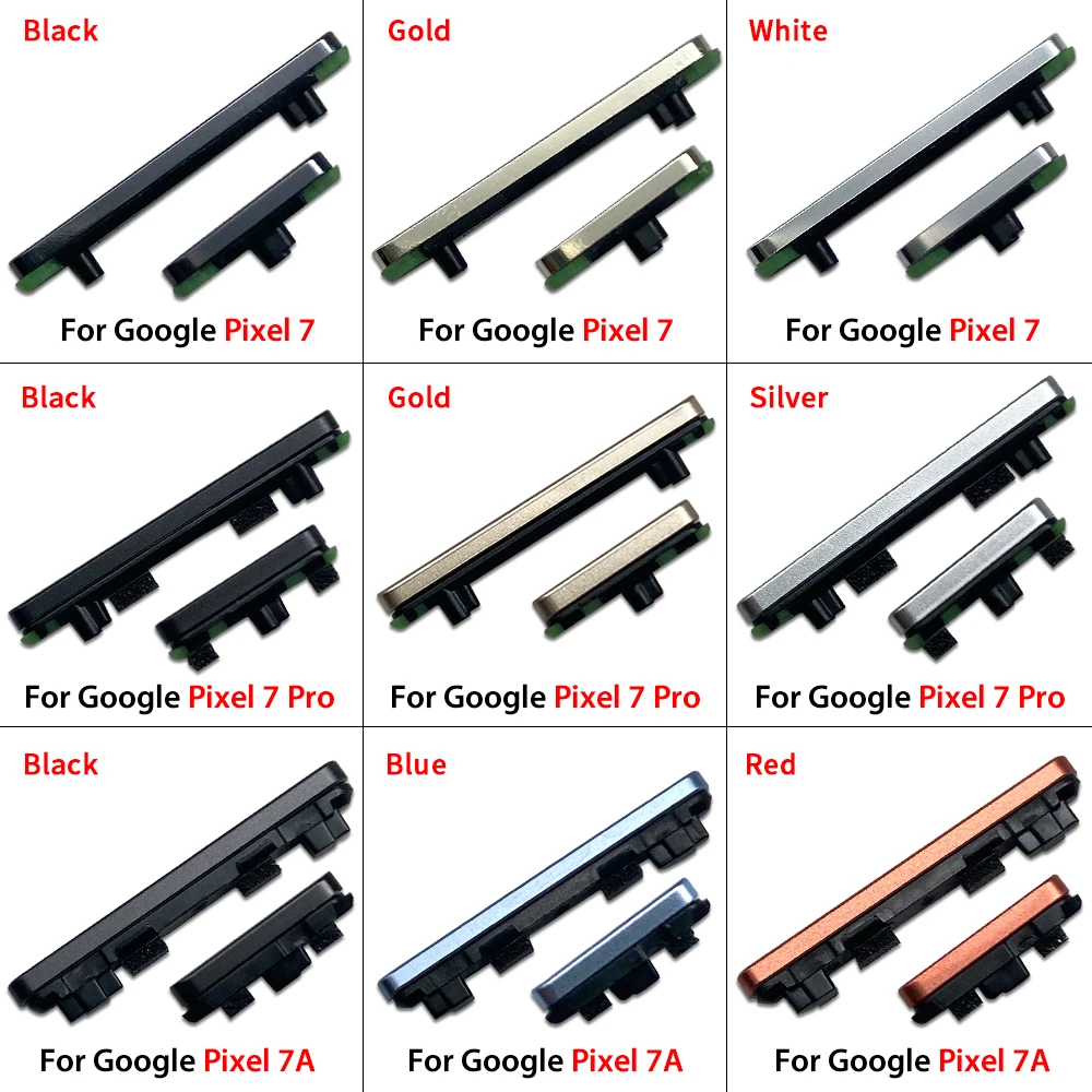 Premium Side Volume and Power Button Key Set Replacement