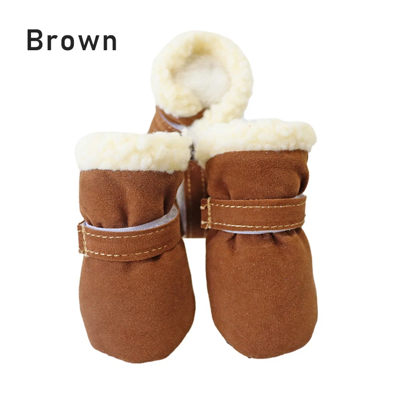 Title 6, 4pcs Waterproof Winter Pet Dog Shoes Anti-slip ...