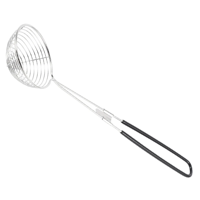 

18X Hot Pot Strainer Scoops Stainless Steel Hot Pot Strainer Spoons Mesh Skimmer Spoon Asian Strainer Ladle With Handle
