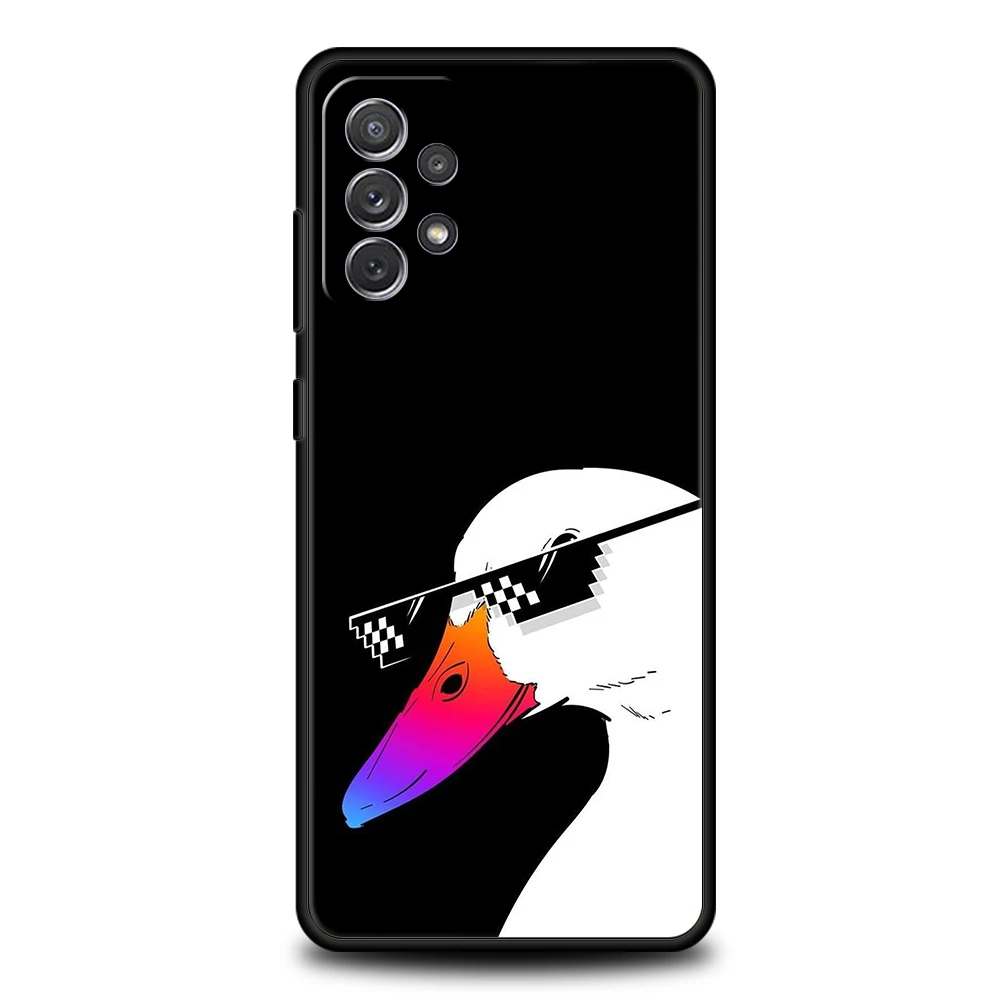 Playful Cartoon Goose Game Phone Case - TPU Shell, Cute Design