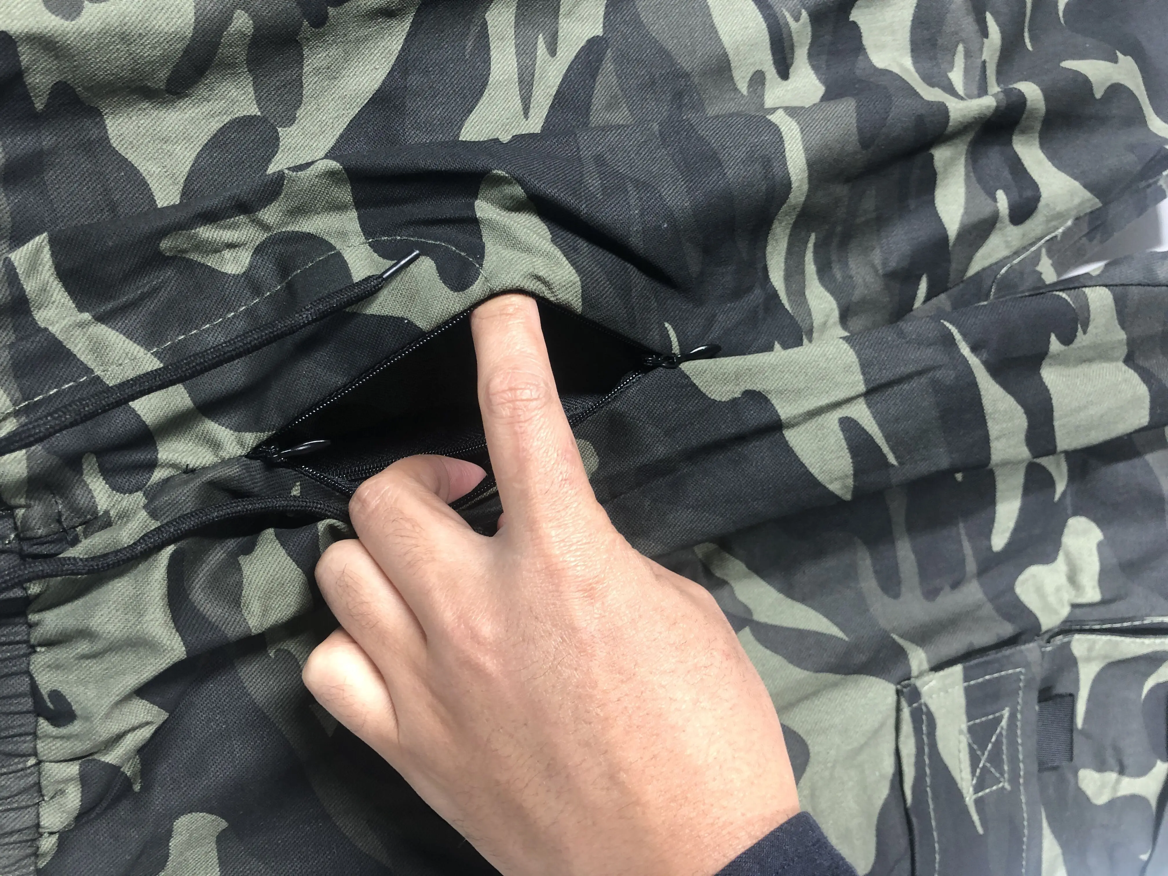 Men leggings Men's Outdoor Sex Shorts summer camouflage shorts pants sexy zippers open croch male trousers clothes open leggings