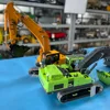 In Stock 1/14 LESU PC360 RC Excavator Metal Hydraulic Painted Bucket Tracks Radio Model W/ Water Sticker Decal PL18 Lite DIY 4