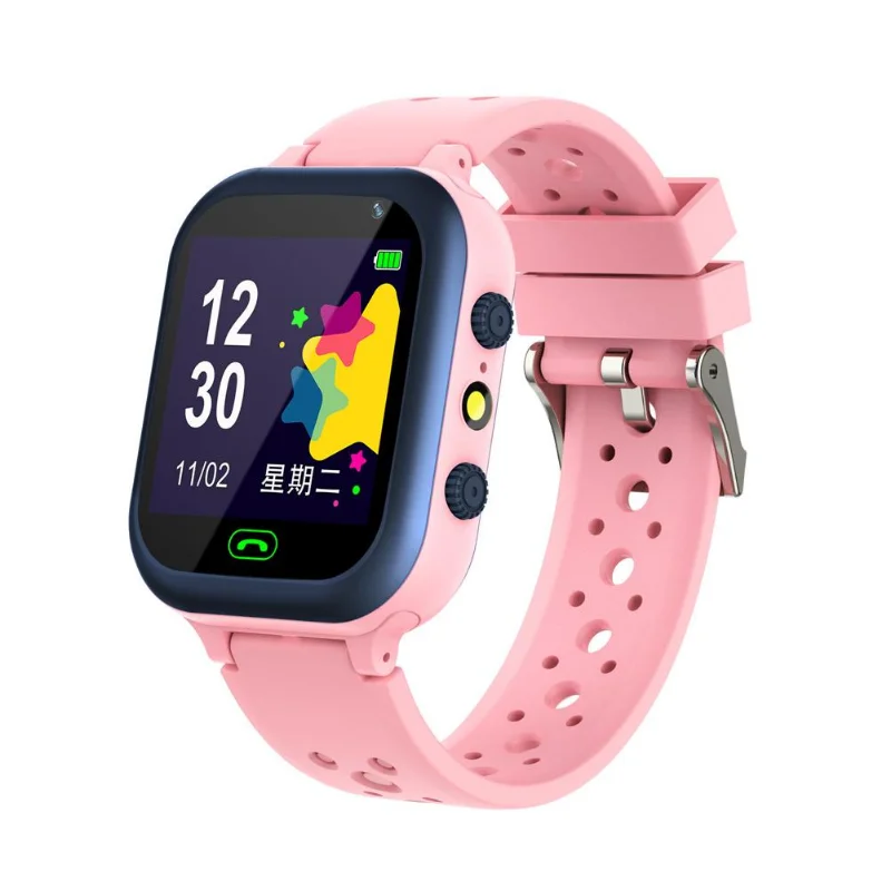 Kids Smart call watch S20 Kids Smart Watch Sim Card Phone Smartwatch Location Sos Photo Camera Waterproof Gift For Boys Girls 3