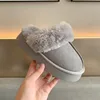 Comwarm Women's Fur House Slippers Indoor Non-slip Thick Sole Fluffy Bedroom Slides Winter Fuzzy Shoes Warm Plush Cotton Slipper 4