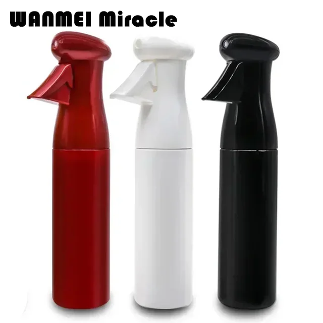 300ml High Pressure Spray Bottle Hair Care Makeup Water Replenishing Spray Bottle Separate Bottle Press Mist Spray Bottle