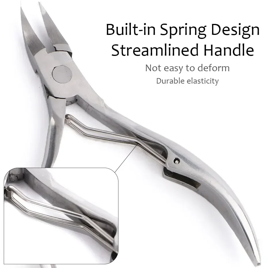 Remover Stainless Steel Pedicure Cuticle Clipper Nail ScissorsManicure Nippers Dead Skin Tool Trimmers Eagle Beak Plier