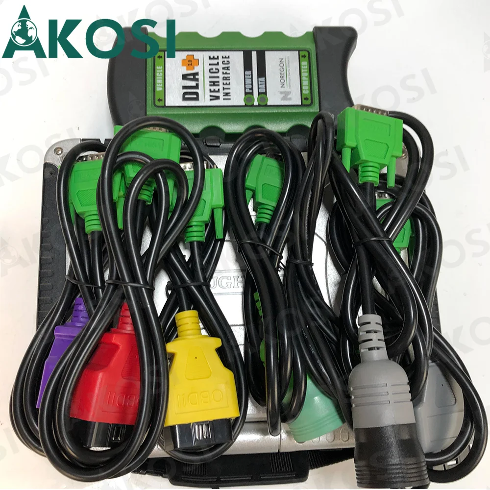 

High quality JPRO DLA+2.0 Vehicle Interface Diesel Newest software Heavy Duty Truck Scanner Fleet Diagnostic Tool +Cf19Laptop