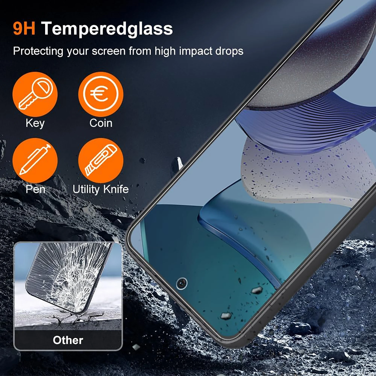 HidWee Cristal Templado Compatible con Xiaomi Poco X6 Pro 5G, 3 Piezas  Protector de Pantalla +