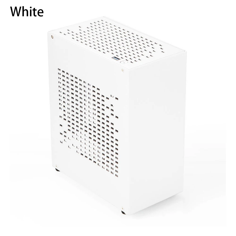 Pc case computer chassis frame mini itx desktop case pc chassis all aluminum 2.0mm HTPC Mini ITX A4 chassis game computer support graphics card RTX2070 I5 discrete display case K39 A07 A39