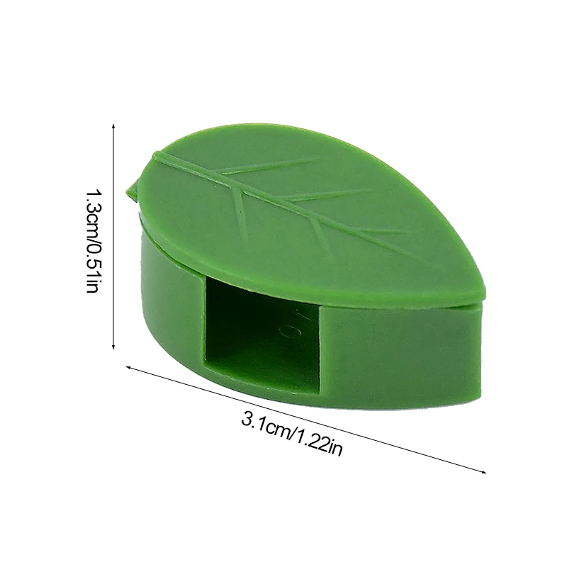 10Pcs Plant Climbing Wall Fixer Leaf Shaped Clips Self-Adhesive Flower Vine Plant Climber Hook Support Home Garden Accessories