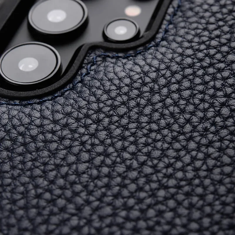 Premium Real Leather Phone Case - Protective Natural Cowhide Shockproof Cover