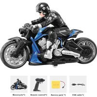 Remote Control Stunt Motorbike 360° Rotation Drift RC Motorcycle Model High Speed USB Charge Climbing Racing RC Car Toy For Kids 2