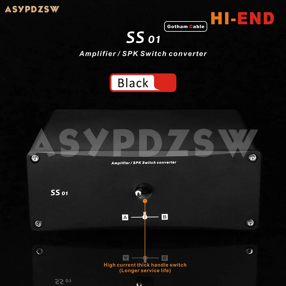 

SS01-B HI-END Audio Switcher Amplifier Speaker Switching Converter 1 Amplifier To 2 Speaker / 2 Speaker To 1 Amplifier