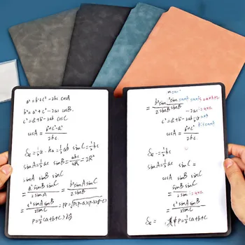 Set di quaderni per lavagna riutilizzabile da 1 pezzo con penna per lavagna che cancella il panno in pelle memo pad agenda settimanale portatile elegante ufficio