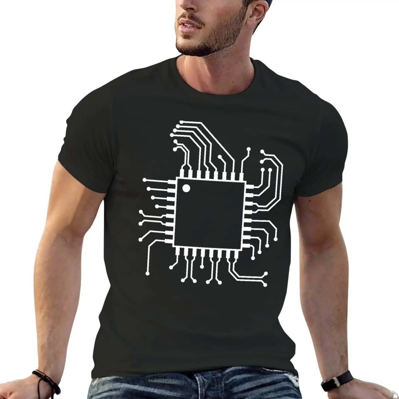

New electronic circuit board engineering T-Shirt Tee shirt boys t shirts men clothings