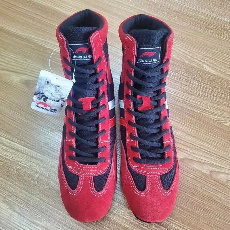 New Luxury Men Woman Wrestling Shoes Competition Sport Wearable Boxing Sneakers Top Quality Designer Gym Training Shoe