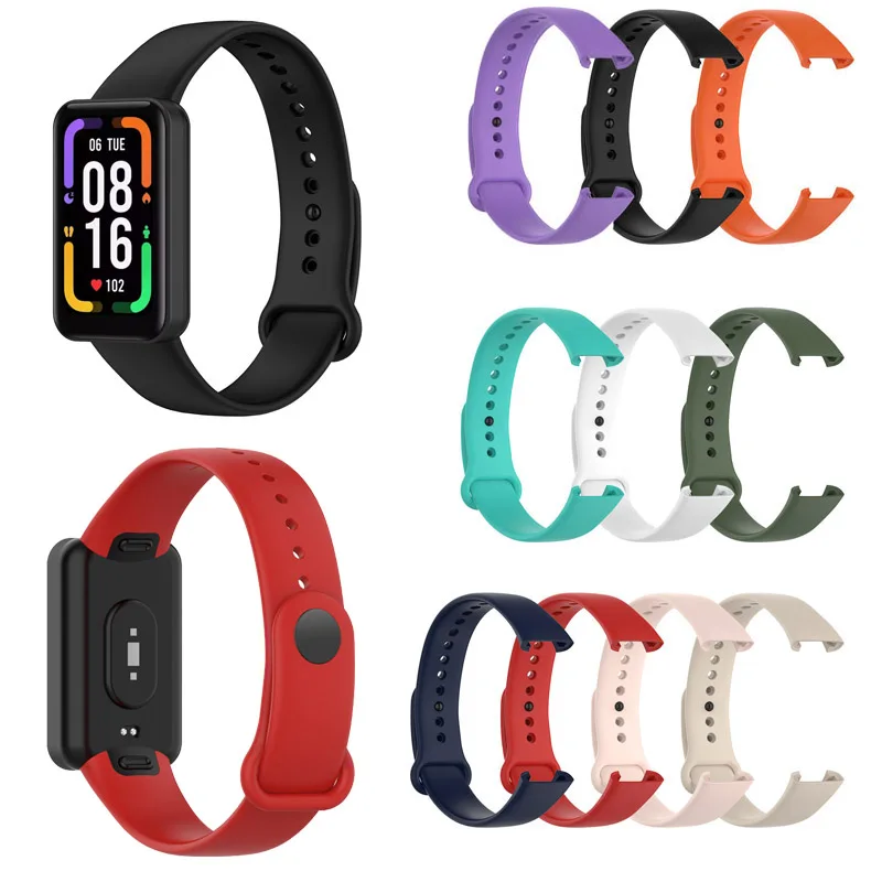 

For Redmi Smart Band Pro Watchband Soft Silicone Sport Band Wrist Strap For Xiaomi Redmi Band Pro Bracelet Accessories Correas