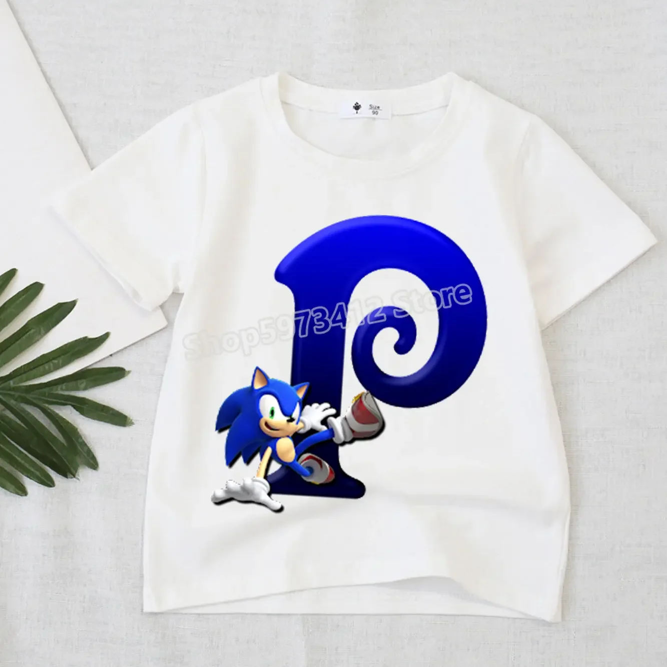 thumbnail image 1 of Camiseta con letras de Sonics The Hedgehogs, figura de acción de anime de dibujos animados, camisetas Supersonics, camisetas de boutique para niños, ropa para niños y niñas, regalos, 1 of 5