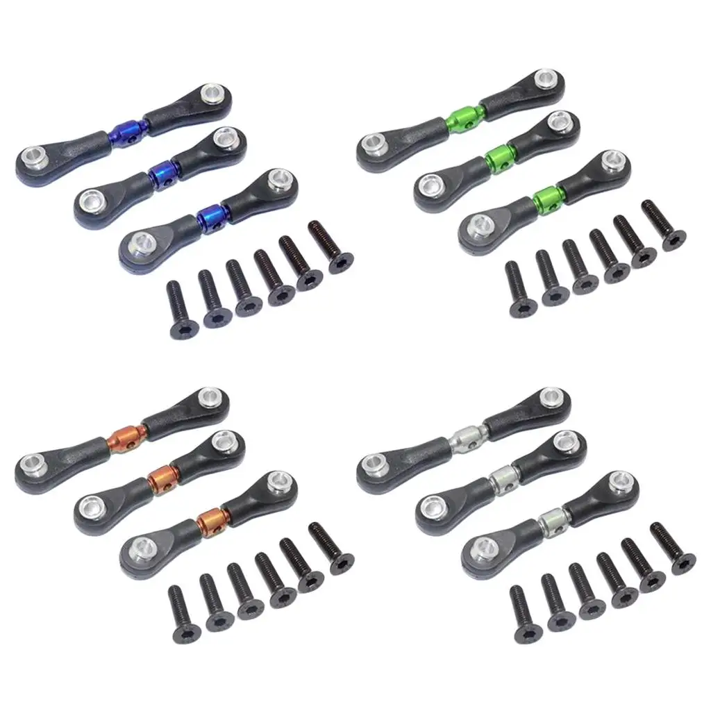 HYPER GO 16431 RC Auto Ersatzteile - Verstellbare Zugstangen & Spurstreben Für H16DR & H16BM Modelle