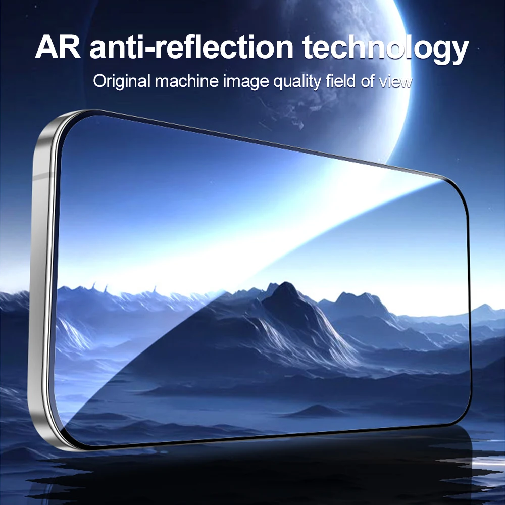 Ultra-Clear 8K Easy Install Tempered Glass Screen Protector with Auto-Dust Boxes, 3-Pack