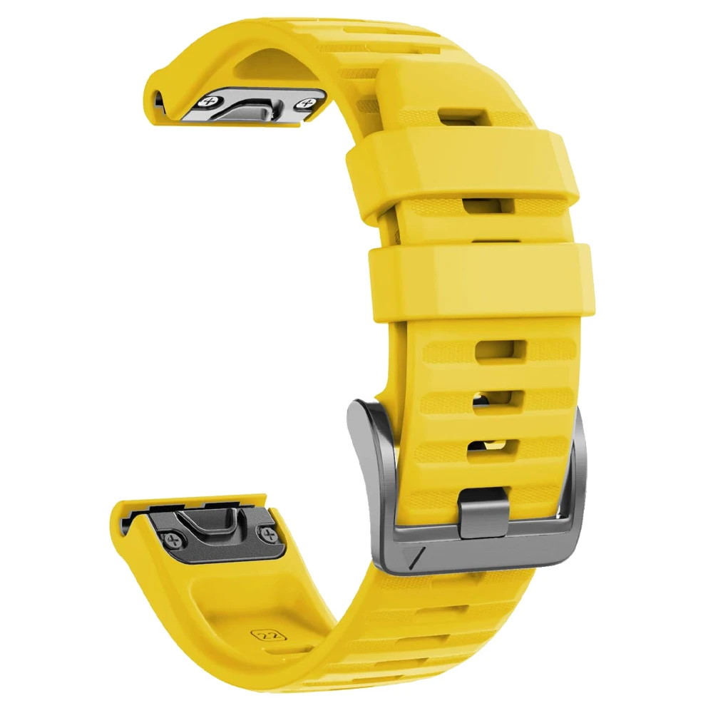 Durable Sports Watch Band with Quickfit Rubber Strap - 26/22mm