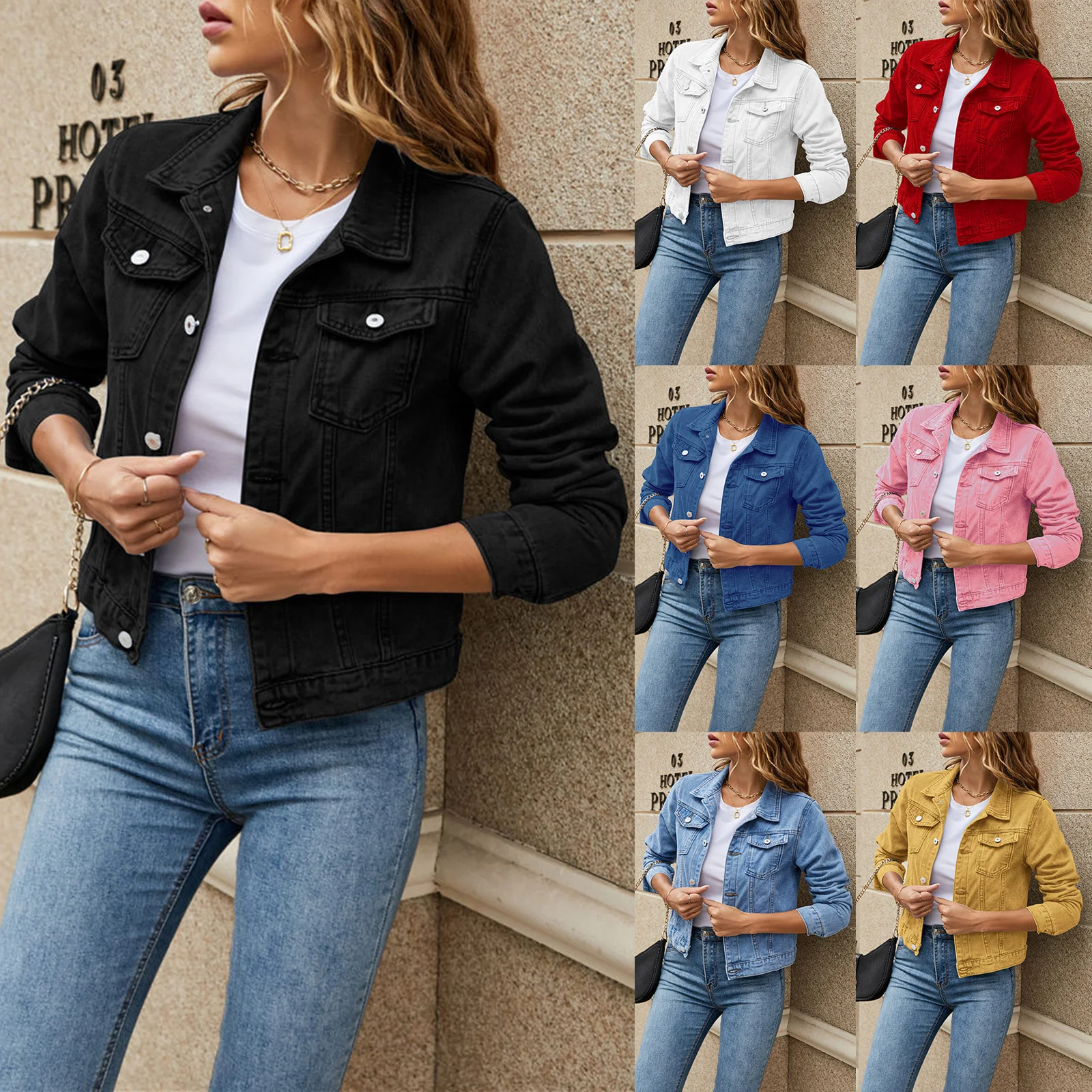 Women’s Slim Denim Jacket 2