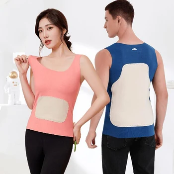 남자 열 속옷 가을 겨울 여성 탱크 조끼 열 패치 두꺼운 열 속옷 Bottoming 셔츠