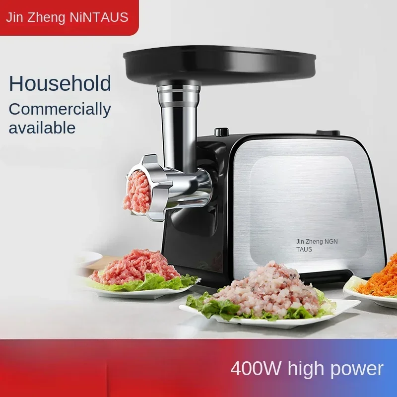 Jinzheng Electric Meat Grinder Household Small Stainless Steel Multi functional Stirring and Crushing Machine 6l large chili garlic meat grinder electric mincing machine high speed home use or commercial egg stirring mix food processor