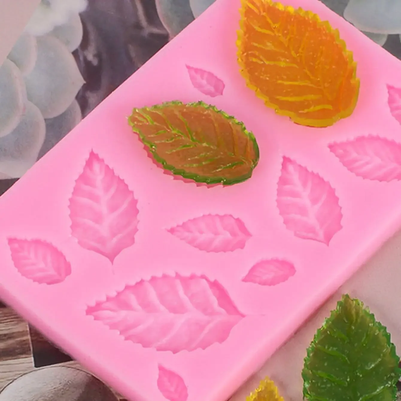 1pc-Leaves Silicone Mold Forest Style
