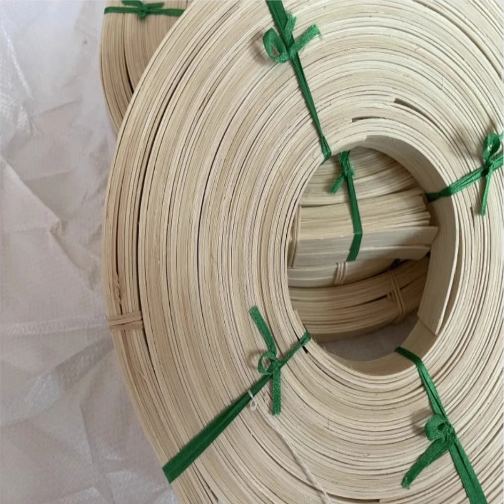 10 Meters Natural Flat Reed Rattan Core for Crafting and Weaving Projects