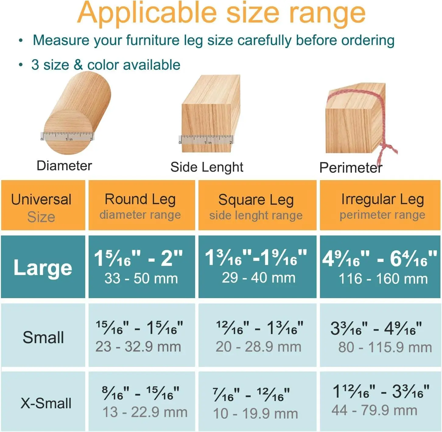 Silicone Chair Leg Floor Protector Caps - 32 Pack, Furniture Pads
