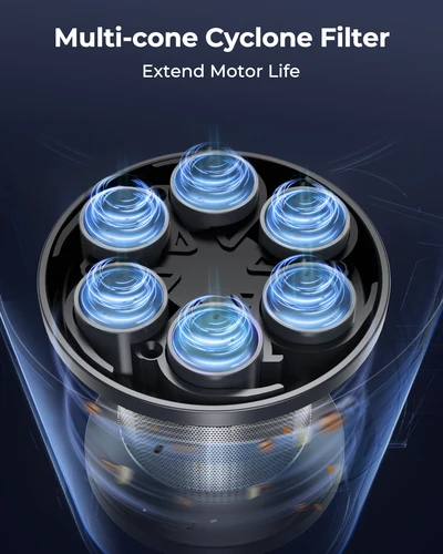 무선 진공 청소기, 400W 33KPA 흡입력, 핸드 헬드, 스마트 더블 디스플레이, 가전 제품, 1L 먼지 컵 엘리트 4 3