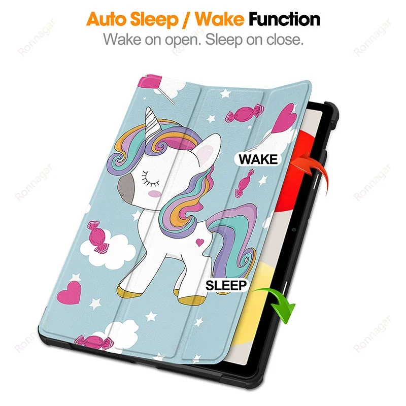 Adorable Unicorn Hard Cover for 11-Inch Tablet - Painted PC Back Shell