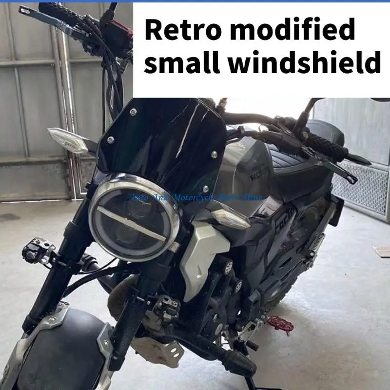 P9FD Windschutzscheibe, Motorrad-Windschutzscheibe, einfache Installation, Deflektor-Windschutzscheibe – Detail 1