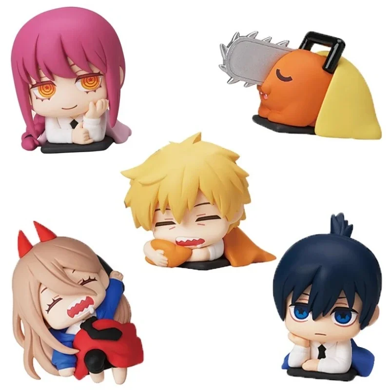 

Original STASTO Chainsaw Man Denji Power Makima Pochita Hayakawa Aki Sleep Anime Action Figurine Model Statue Doll Toy Gift