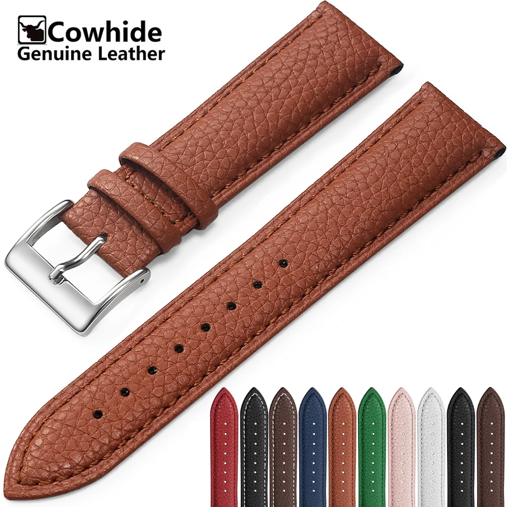 Reasonably Priced Faux Leather 18 mm Watch Strap C0610015_K0019384 main image 0