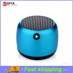 Mini Speaker Music H Intelligent Small Steel Cannon Metal Portable Audio And Video Equipment Essential Music Player Speakers