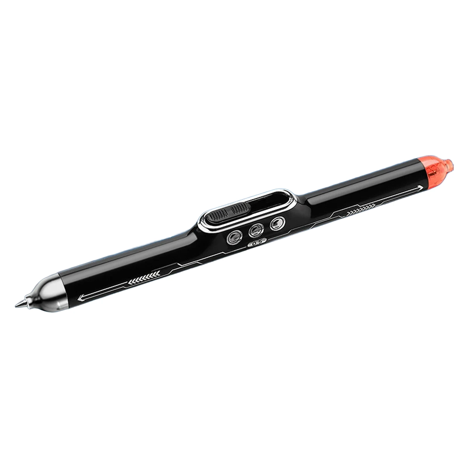 Phantom Submarine Designs Gelstift Schwarz Rot Zwei Tintenfarben Druckknopf Glatt schreibende Werkzeuge Schöne Gelstifte für Studenten – Detail 3