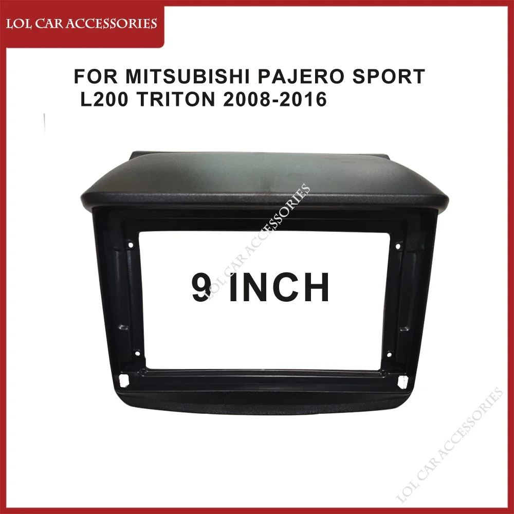MITSUBISHI Pajero Sport L200 Triton 2008-2016  9 ġ   ׷ 2 Din г GPS MP5 ȵ̵ ÷̾ Fascia Dash Frame