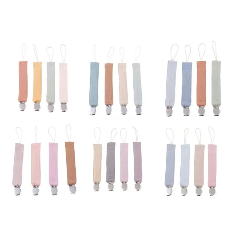 Baby Pacifier Holder with Steel Clip Baby Pacifier Leash Baby Teething Clip Gift Dropship