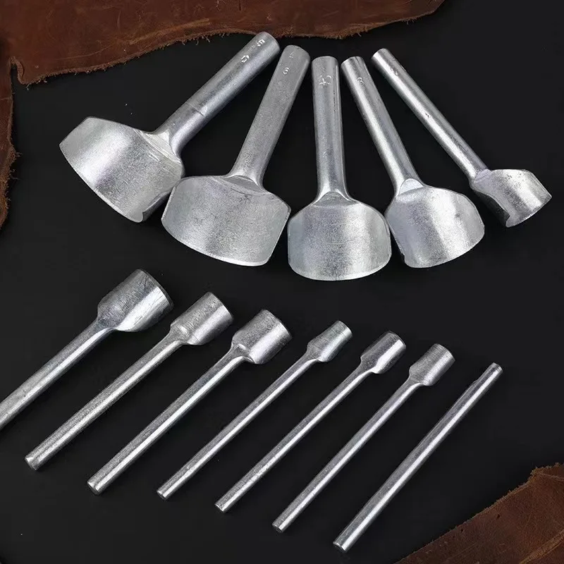 Leather Craft Tools 9 Piece Half Round Cutter Punch Set