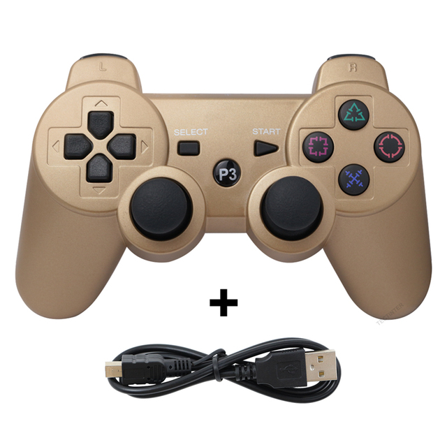 Bluetooth Wireless Controller For PS3 PC Game controle For PlayStation 3 Joystick Console Built in Vibration Gamepad