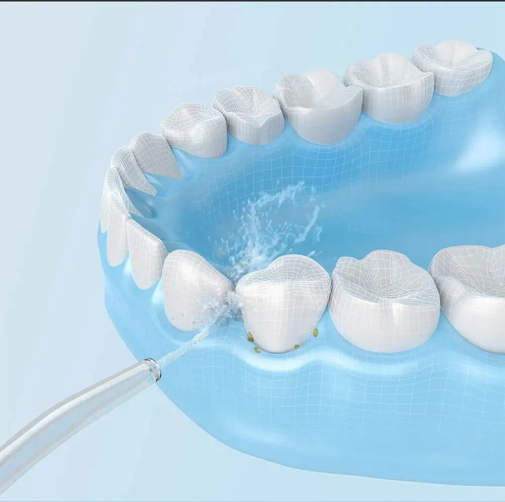 Xiaomi mijia meo701 portátil boca enxaguamento dente clareamento dental fio dental bucal limpador de dentes pulso de água fio de água para os dentes