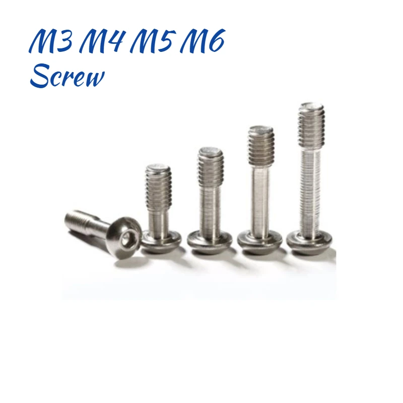 

M3 M4 M5 M6 304 Stainless Steel Pan Head Hexagon Socket Captive Screws Round Head Captive Screws Round Head Hexagon Locked Screw