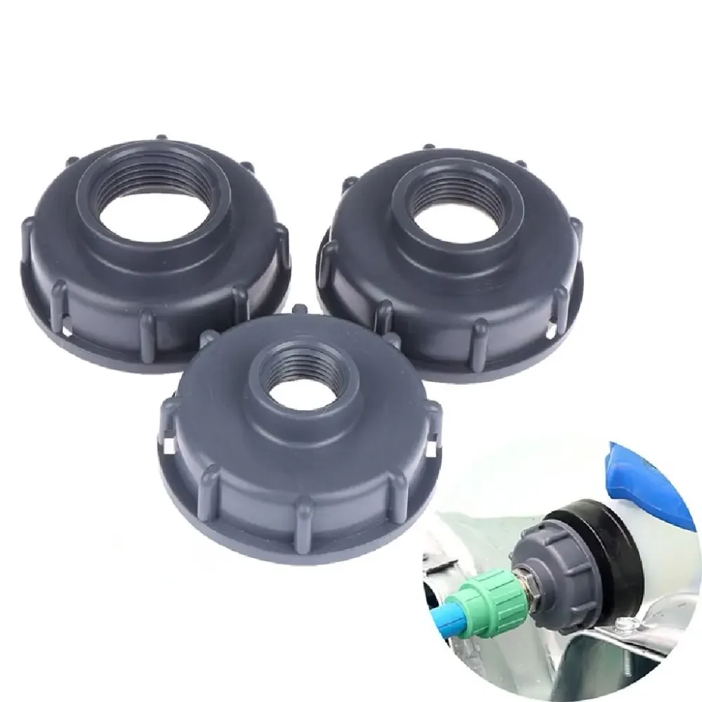 High Quality Coarse Thread IBC Tank Fittings 1/2" 3/4" 1" Plastic Adaptor Connector Durable Portable Threaded Cap