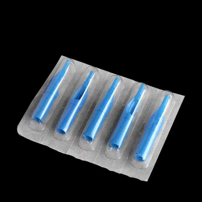 50pcs 3/5/7/9/11/13RT Sterile Disposable Tattoo Machine Gun Nozzle Tips Needle Tube Tattoo Gun Needle Ink Cup Grip Kits tattoo microblading needles